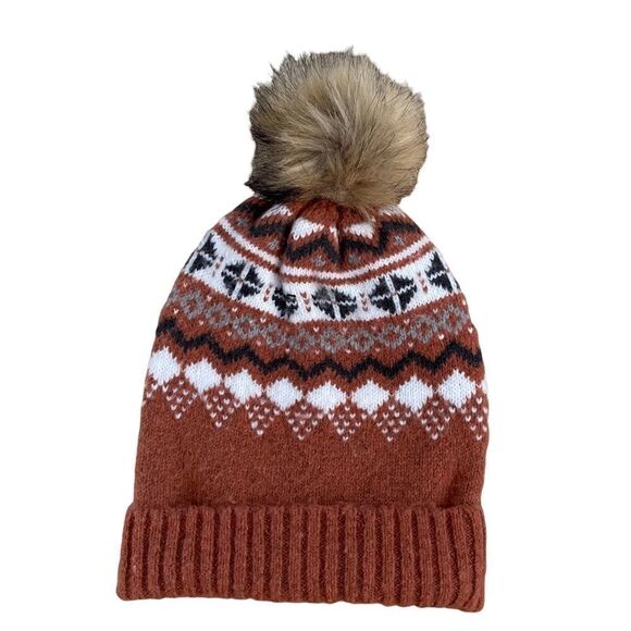 Aerie ~ brown beanie ~ AOS (all one size) - Picture 1 of 5